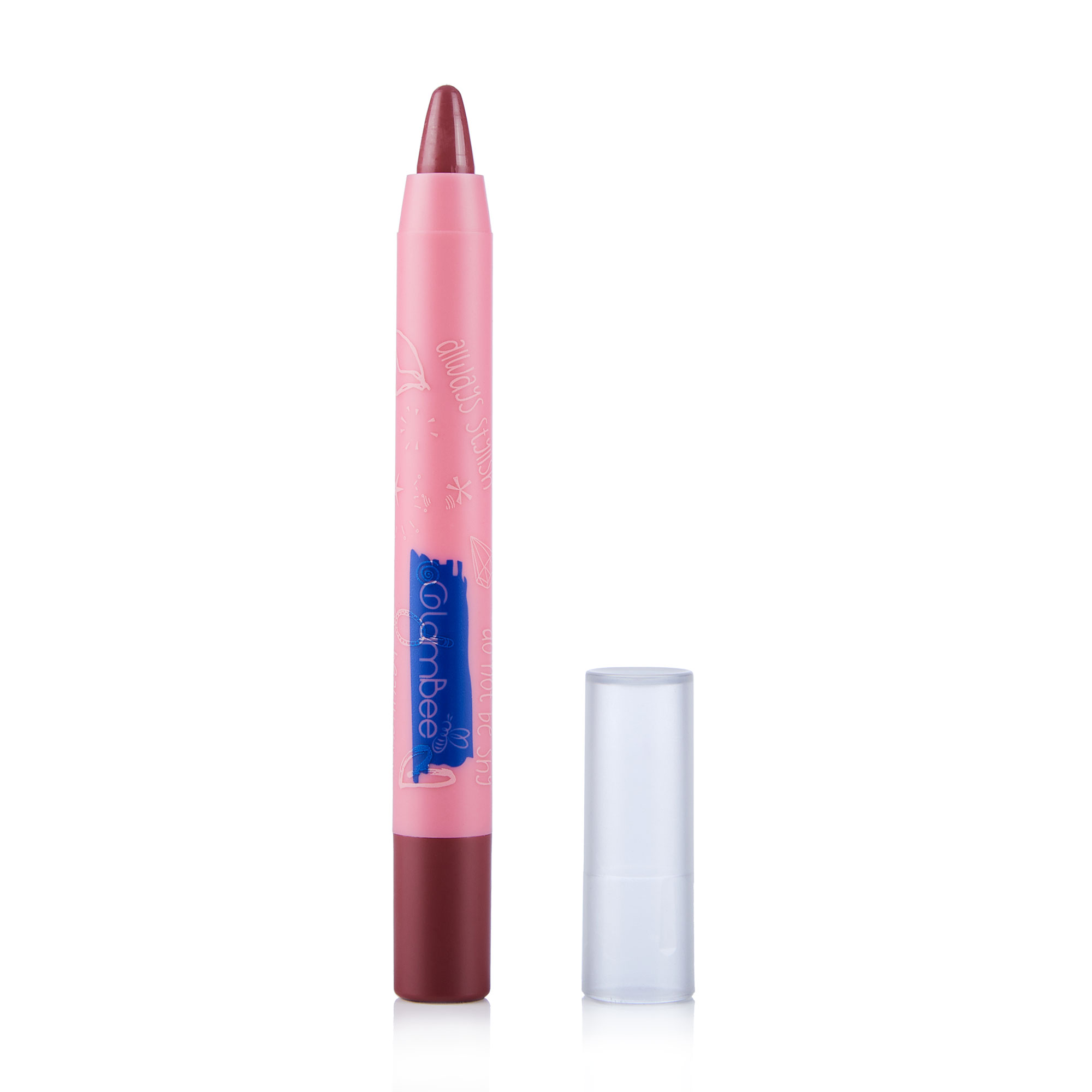 Помада-олівець для губ GlamBee Auto Crayon Lipstick, 08, 1.5 г